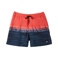 Spodenki męskie - Męskie Szorty QUIKSILVER EVERYDAY WORDBLOCK VOLLEY 17 AQYJV03150-RMC6 – Czerwony - miniaturka - grafika 1