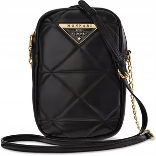 Monnari Listonoszka Mała Torebka Czarna Crossbody - Torebki damskie - miniaturka - grafika 1