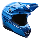 Kaski motocyklowe - Kask Cross BELL Moto-10 Mips Blaknący NiebieskiM - miniaturka - grafika 1