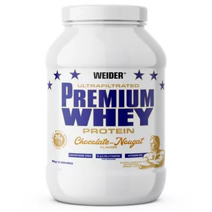 Odżywka białkowa Weider Premium Whey Protein czekolada - nugat 810 g - Odżywki białkowe - miniaturka - grafika 1