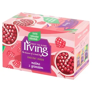 Irving Herbatka owocowa malina i granat 20 szt. - Herbata - miniaturka - grafika 1