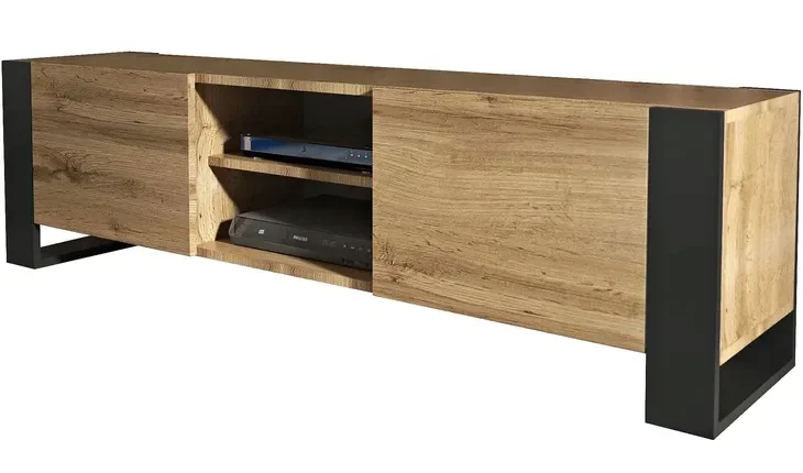 szafka rtv pod telewizor loft 160 komoda 160cm dąb wotan