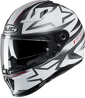 Kaski motocyklowe - Kask motocyklowy HJC i70 CRAVIA MC10SF, szary/biały, S - miniaturka - grafika 1