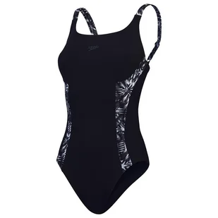 Strój kąpielowy jednoczęściowy damski na basen Speedo Shaping Splice - Stroje kąpielowe - miniaturka - grafika 1