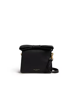 Ted Baker Damska torba na ramię Niasina Bow Detail Mini Cross Body Bag Black, czarny, jeden rozmiar - Torebki damskie - miniaturka - grafika 1