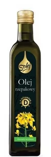 ﻿S'olej Olej rzepakowy z witaminą D tłoczony na zimno 250 ml - Olej spożywczy - miniaturka - grafika 1