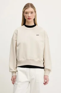 Vans bluza bawełniana damska kolor beżowy z nadrukiem VN000P5X2N11 - Bluzy damskie - miniaturka - grafika 1