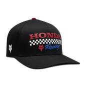 Czapki damskie - Czapka z Daszkiem FOX Honda Flexfit CzarnyL/XL - miniaturka - grafika 1