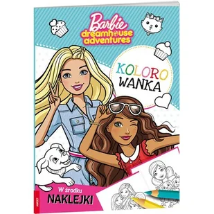 Barbie Dreamhouse Adventures Kolorowanka Nowa - Kolorowanki, wyklejanki - miniaturka - grafika 1