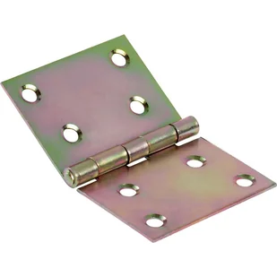 Zawias szeroki 60 mm x 90 mm ocynkowany na żółto - Zawiasy, okucia i inne akcesoria Zawias szeroki 60 mm x 90 mm ocynkowany na żółto - Zawiasy, okucia i inne akcesoria - miniaturka - grafika 1