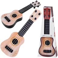 Zabawy w naśladowanie dorosłych - Mini gitarka dla dzieci ukulele 25 cm IN0154 KR - miniaturka - grafika 1