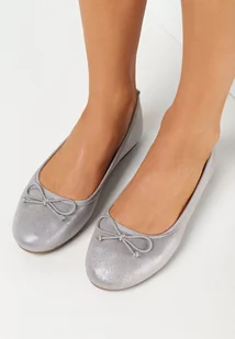 Srebrne Balerinki Enenor - Baleriny - miniaturka - grafika 1