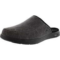 Kapcie damskie - Skechers Męskie kapcie do siedzenia Arch Fit, - Czarny - 40 EU - miniaturka - grafika 1