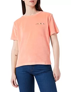 Naf Naf T-shirt damski, Papaya, L - Koszulki i topy damskie - miniaturka - grafika 1