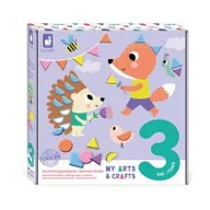 Zabawki kreatywne - Zestaw kreatywny Naklejki geometryczne My arts & crafts 3+ Janod - miniaturka - grafika 1