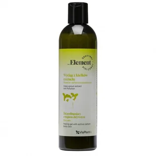 Vis Plantis Element Wyciąg z Kiełków Rzeżuchy Żel peelingujący z węglem aktywnym Przeciw Zanieczyszczeniom 300 ml - Żele do mycia twarzy - miniaturka - grafika 1
