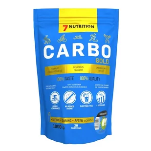 7Nutrition - Carbo Gold 1 kg - zielone jabłko - Węglowodany - miniaturka - grafika 1