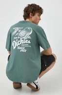 Koszulki męskie - Dickies t-shirt bawełniany RAVEN TEE SS męski kolor zielony z nadrukiem DK0A4YYM - miniaturka - grafika 1