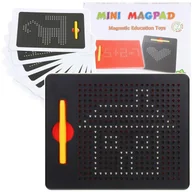 Tablice dla dzieci - Tablica Magnetyczna MagPad z Kulkami Magnetycznymi + Szablony - miniaturka - grafika 1