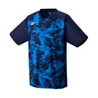 Koszulki sportowe męskie - Koszulka męska Yonex Men's Crew Neck Shirt YM0033 Navy Blue L - miniaturka - grafika 1