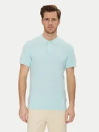 Koszulki męskie - Blend Polo 20718361 Zielony Regular Fit - miniaturka - grafika 1
