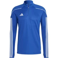 Bluzy męskie - Bluza męska adidas Tiro 23 League Training Top niebieska HS0328-XXXXL - miniaturka - grafika 1