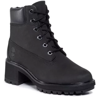 Botki damskie - Timberland Trapery Kinsley TB0A25C4001 Black Nubuck - grafika 1