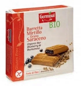 BEZGLUTENOWE ORGANICZNE BATONIKI GRYCZANE Z JAGODAMI BIO GERMINAL - Batoniki - miniaturka - grafika 1