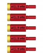 Akcesoria do elektronarzędzi - Wiha Zestaw adapterów dynamometrycznych easyTorque electric slimBit i uchwytem SlimVario, 5-cz. w opakowaniu blistrowym 29701S5 41479 - miniaturka - grafika 1