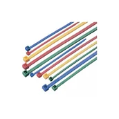 Pozostałe akcesoria sieciowe - Techly Opaski nylonowe Techly zaciskowe 200 szt. kolor MIX 306479 - miniaturka - grafika 1