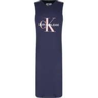 Sukienki i spódniczki dla dziewczynek - CALVIN KLEIN JEANS Sukienka monogram - miniaturka - grafika 1
