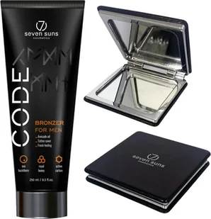 7suns Code Bronzer Dla Mężczyzn 250ml + Podwójne Lusterko Gratis - Balsamy i kremy do opalania - miniaturka - grafika 1
