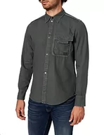 Koszule męskie - G-STAR RAW Męska koszula Bound Pocket Slim, Szary (Graphite Gd D20166-7647-c634), S - miniaturka - grafika 1