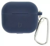 Akcesoria do słuchawek - Bizon Etui Case Headphone Silicone do AirPods 3, granatowe - miniaturka - grafika 1
