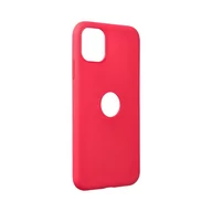 Etui i futerały do telefonów - Forcell Futerał Soft do iPhone 11 6,1" czerwo - miniaturka - grafika 1