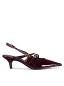 Czółenka - Gino Rossi Czółenka RAFA-116131 Bordowy - miniaturka - grafika 1