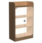 Meble do szkół i przedszkoli - Szafka szkolna z witryną Kasztelan G - miniaturka - grafika 1