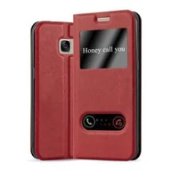 Etui i futerały do telefonów - Etui ochronne Cadorabo do Samsung Galaxy S7 w kolorze czerwonym etui na telefon komórkowy etui na książkę - miniaturka - grafika 1