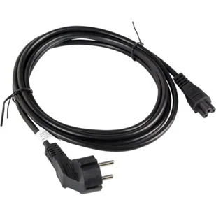 3M LANBERG LANBERG Kabel zasilający Laptop MIKI IEC 7/7 IEC 320 C5 VDE czarny CA-C5CA-11CC-003-BK - Części i akcesoria do laptopów - miniaturka - grafika 1