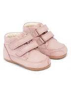 Buciki dla niemowląt - Bundgaard Skórzane buty "Prewalker II Strap" w kolorze jasnoróżowym do nauki chodzenia - miniaturka - grafika 1