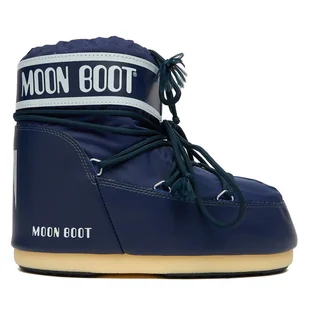 Śniegowce Moon Boot 80D1409340 Niebieski - Śniegowce damskie - miniaturka - grafika 1