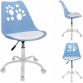 Fotele i krzesła biurowe - Krzesło biurowe na kółkach obrotowe dziecięce - miniaturka - grafika 1