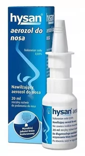 Ursapharm Hysan aerozol nawilżający do nosa 20 ml 9060820 - Leki na alergię - miniaturka - grafika 1