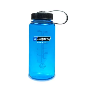 Nalgene - Butelka na wodę 16 oz Wide Mouth Sustain - Gwint 53 mm - 500 ml - Niebieska - 2020-1816 - Shakery i bidony sportowe - miniaturka - grafika 1