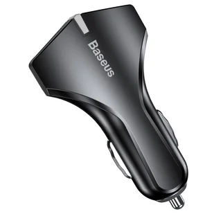 Baseus Small Rocket nowoczesna ładowarka samochodowa 2x USB QC 3.0 3A czarny (CCALL-RK01) - Ładowarki samochodowe - miniaturka - grafika 2