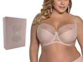 Biustonosze - BIUSTONOSZ GORSENIA K357 BLANCA, BEŻOWY, 85B - miniaturka - grafika 1