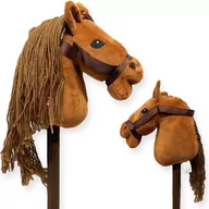 Maskotki i pluszaki - Głowa Konia Na Kiju Hobby Horse Koń Na Kiju 70Cm - miniaturka - grafika 1