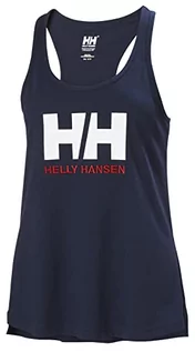 Koszulki i topy damskie - Helly Hansen Helly-Hansen damska koszulka pod pachę z logo niebieski niebieski L 33838 - grafika 1