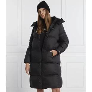 CALVIN KLEIN JEANS Puchowy płaszcz - Płaszcze damskie - miniaturka - grafika 1