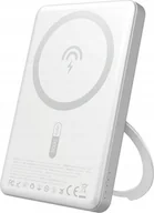 Powerbanki - Dudao K28S 20W PD 5000mAh z MagSafe i podstawką - srebrny - miniaturka - grafika 1
